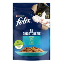 غذای پوچ گربه فلیکس مدل طعم ماهی تن در ژله وزن 85 گرم | Felix Pouch Ton Balıklı Yetişkin Kedi Konservesi 85 gr